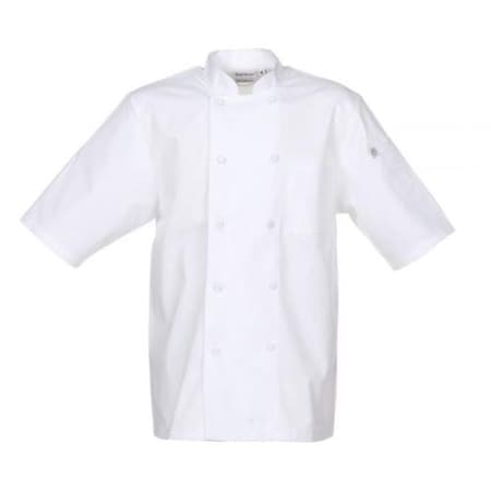 CHEF WORKS Montreal White Chef Coat (XL) JLCV-WHT-XL